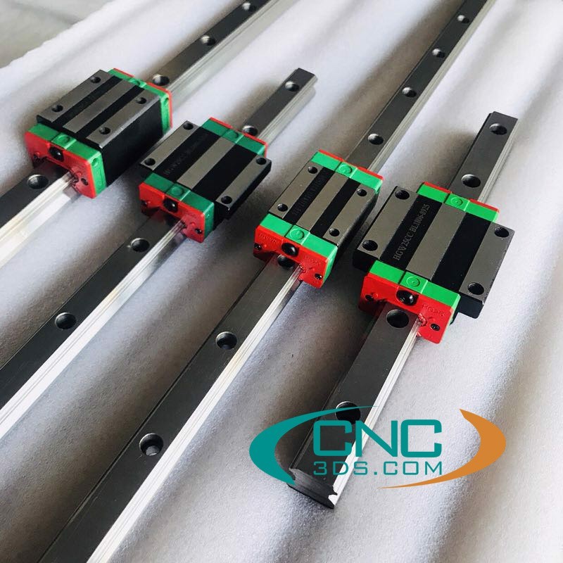 Bộ Thanh Ray Con Trượt Vuông: HGH20CA và Thanh Trượt HGR20 Tiêu Chuẩn Hiwin