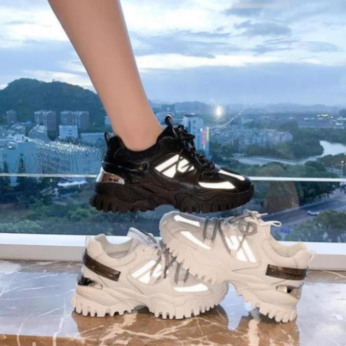 Giày thể thao nữ phản quang 🌈HÀNG HOT- GIÁ RẺ🌈 giày sneaker nữ Ulzzang đế cao hàng cao cấp limited