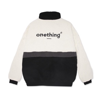 FLEEC JACKET - Áo khoác lông phối màu