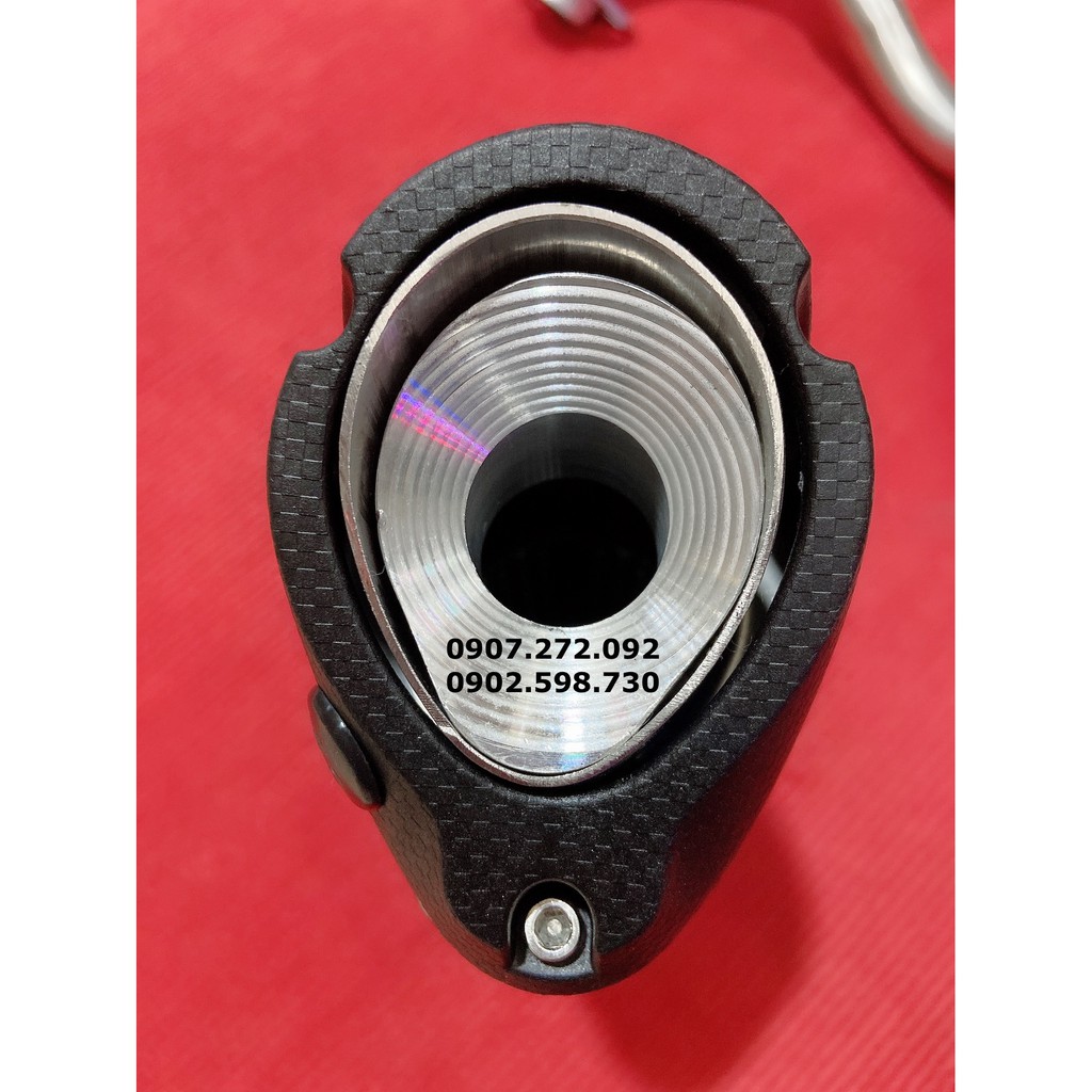 Tiêu giảm thanh cho pô lon M3 AHM lỗ 22 và 26mm