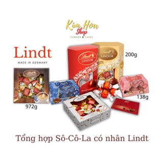 Tổng hợp sô-cô-la có nhân lindt chocolate lindt fioretto & lindt napolitans & lindt lindor made in germany
