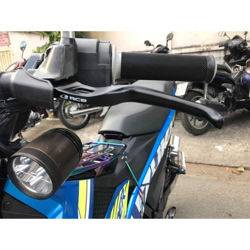 Cùm tay phanh - Tay côn RCB 14mm bình dầu liền chính hãng RCB lắp mọi loại xe