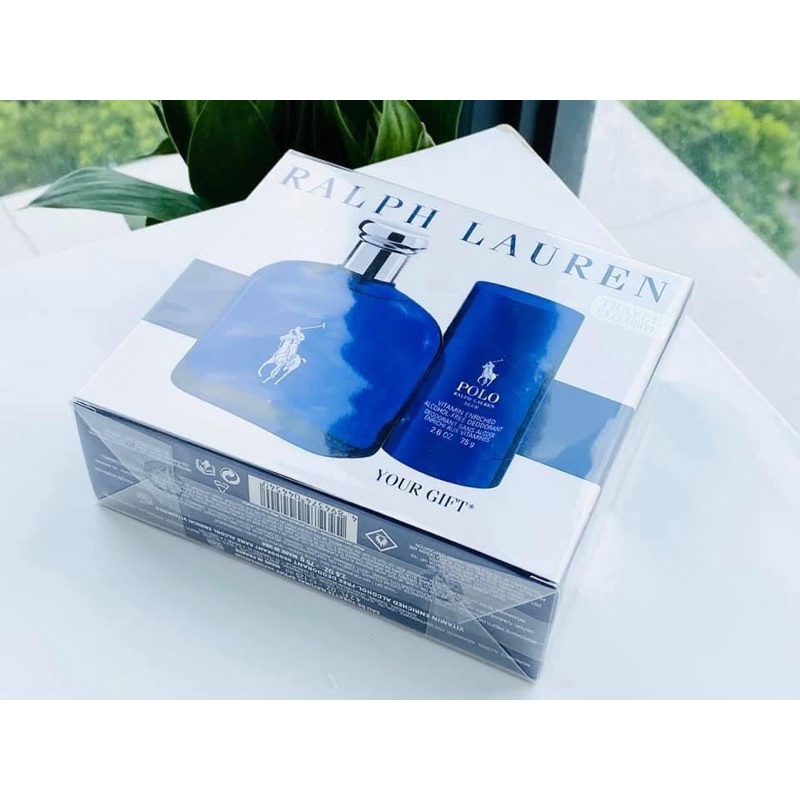 SET nước hoa nam Ralph Lauren Polo Blue EDT 125 ML