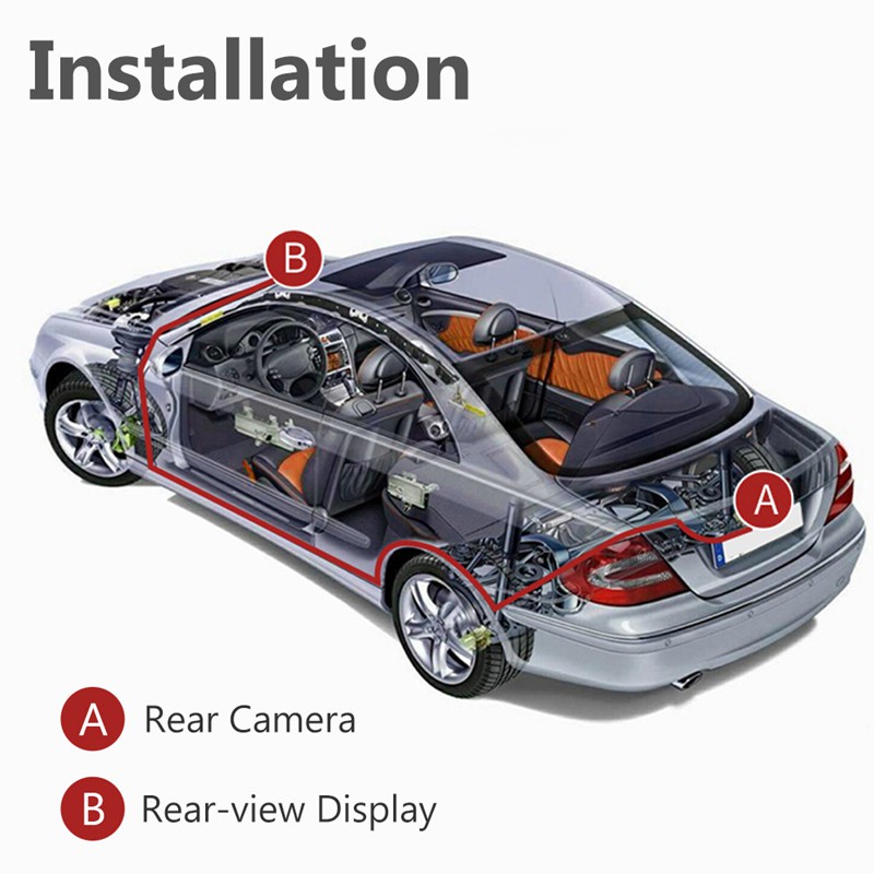 Giá Đỡ Màn Hình Lcd 12-24v 4.3 Inch Có Thể Gấp Gọn Tiện Dụng Cho Xe Hơi / Xe Tải | BigBuy360 - bigbuy360.vn