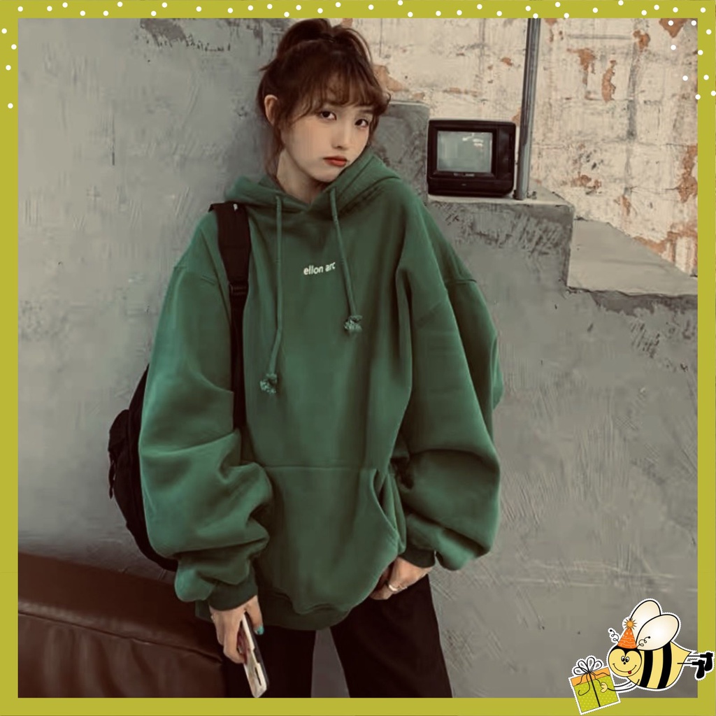 Áo hoodie nỉ nam nữ ellon arc Form Rộng Chất Nỉ Ngoại Dày Dặn Unisex mẫu hot 2022.