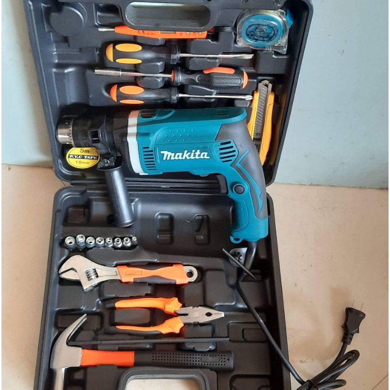Máy khoan điện makita -HP1630- full đồ nghề