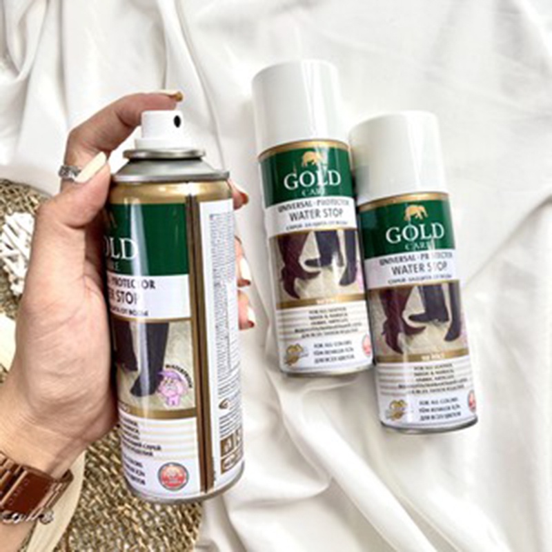 Chai Xịt Làm Mềm Da, Giày GoldCare GC3002 - Xịt Bảo Vệ Chống Thấm Giày Nhập Khẩu Thổ nhĩ Kỳ