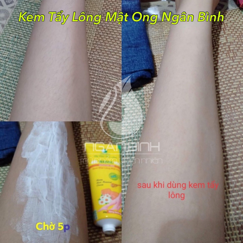 Kem Wax Lông Mật Ong,Kem Tẩy Lông,Kem Triệt Lông 50gr tặng kèm que gạt