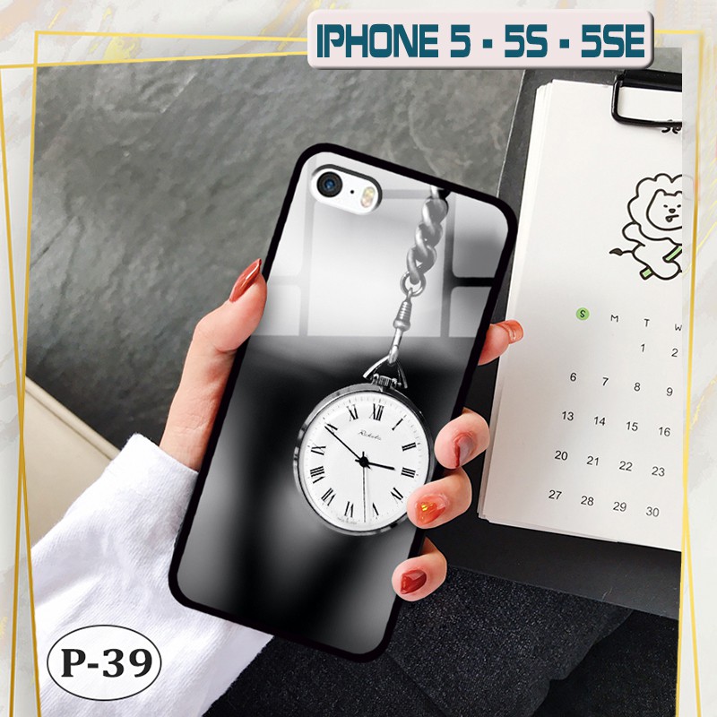 Ốp lưng kính iPhone 5/ 5s- hình 3D