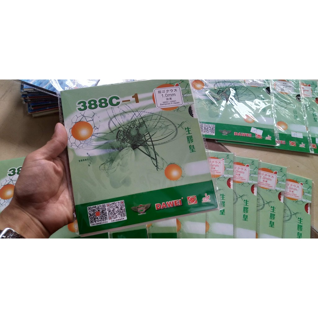 [Xỉ, lẻ, CTV] Mặt vợt bóng bàn 388c-1 phiên bản GOLD