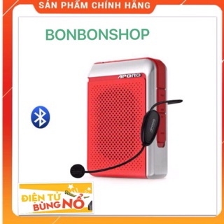 [PHÂN PHỐI CHÍNH HÃNG] - Bộ máy trợ giảng Aporo T18 2.4G bluetooth 5.0 (tặng mic có dây) TASDIAMOND