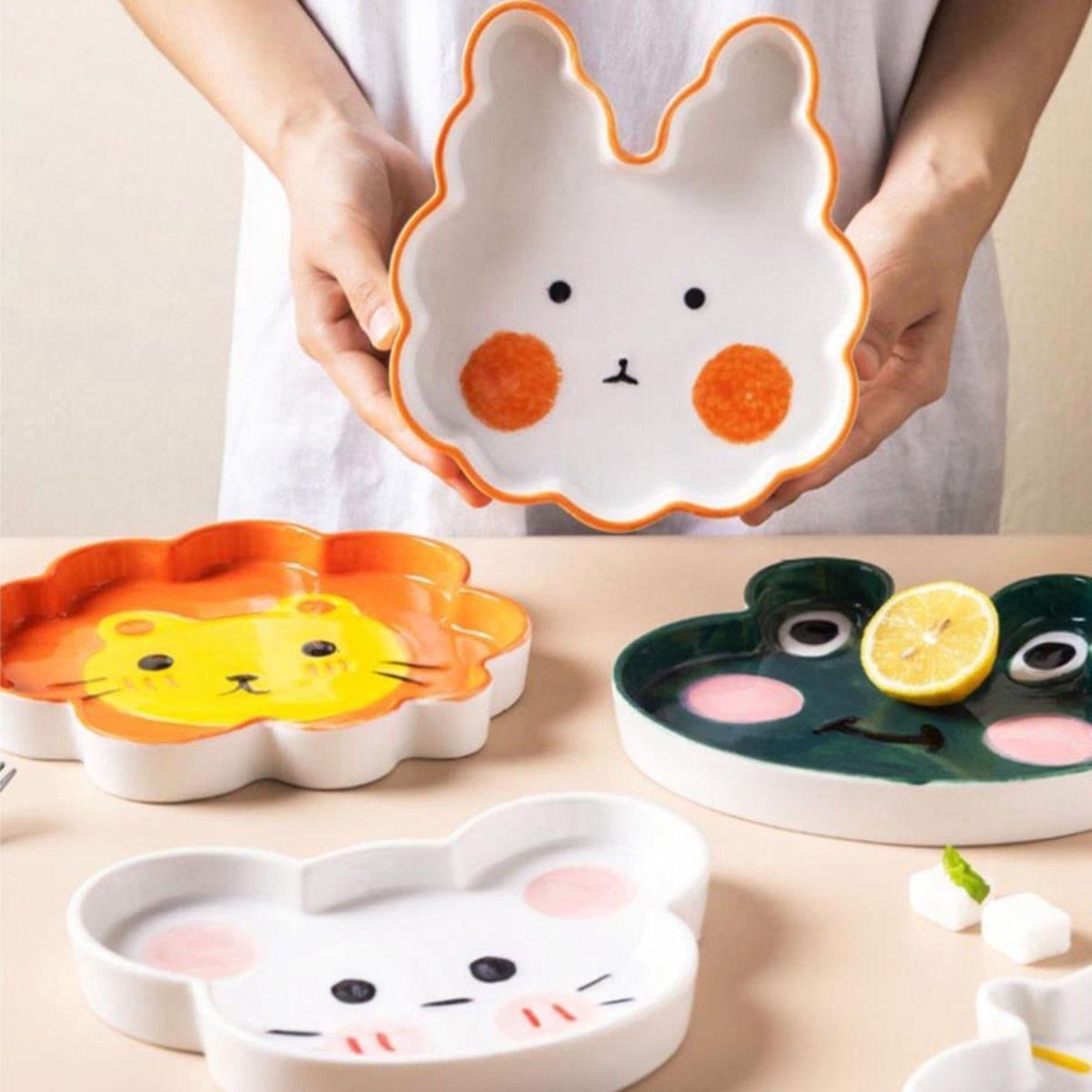 Khay Phục Vụ Bằng Gốm Sứ Trang Trí Bàn