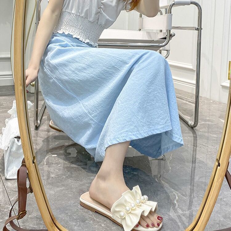 Size 35-43 Large Size Female Pearl 41 Fashion Slippers 42