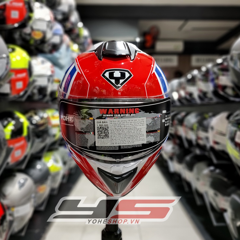 MŨ BẢO HIỂM YOHE 981  - FULLFACE 2 kính