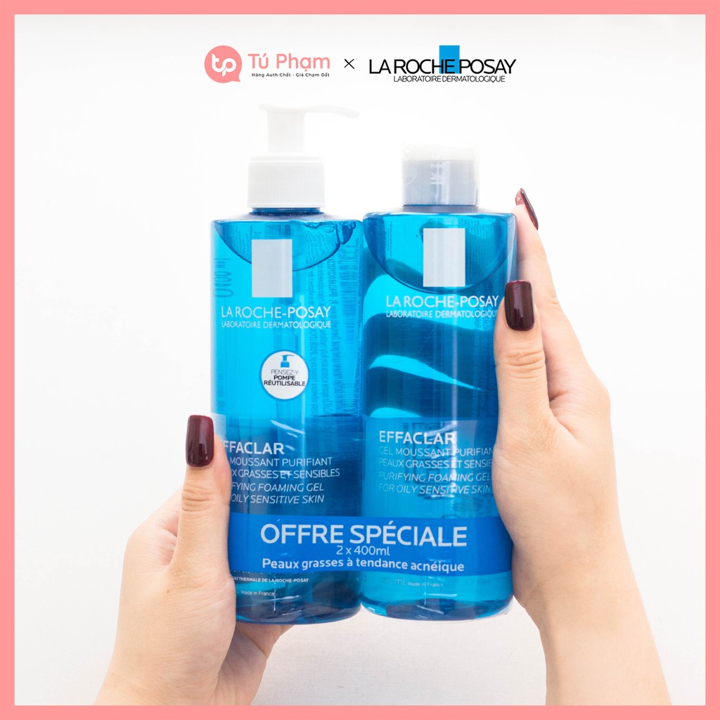 [Mã SKAMSALE8 giảm 10% đơn 200K] Sữa Rửa Mặt La Roche-Posay Effaclar Purifying Foaming Gel 400ml | BigBuy360 - bigbuy360.vn