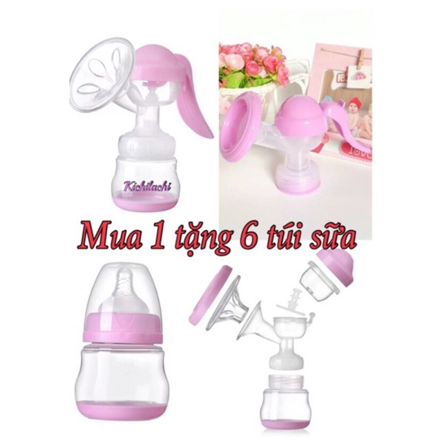 Máy hút sữa cầm tay (tặng 6 túi trữ sữa)