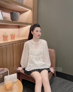 Áo tơ viền ren ( ib hoặc note chọn sz )