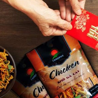 Đồ Ăn Vặt Khô Gà Cay Khô Gà Lá Chanh Fansipan Thơm Ngon Không Béo Ít Calo