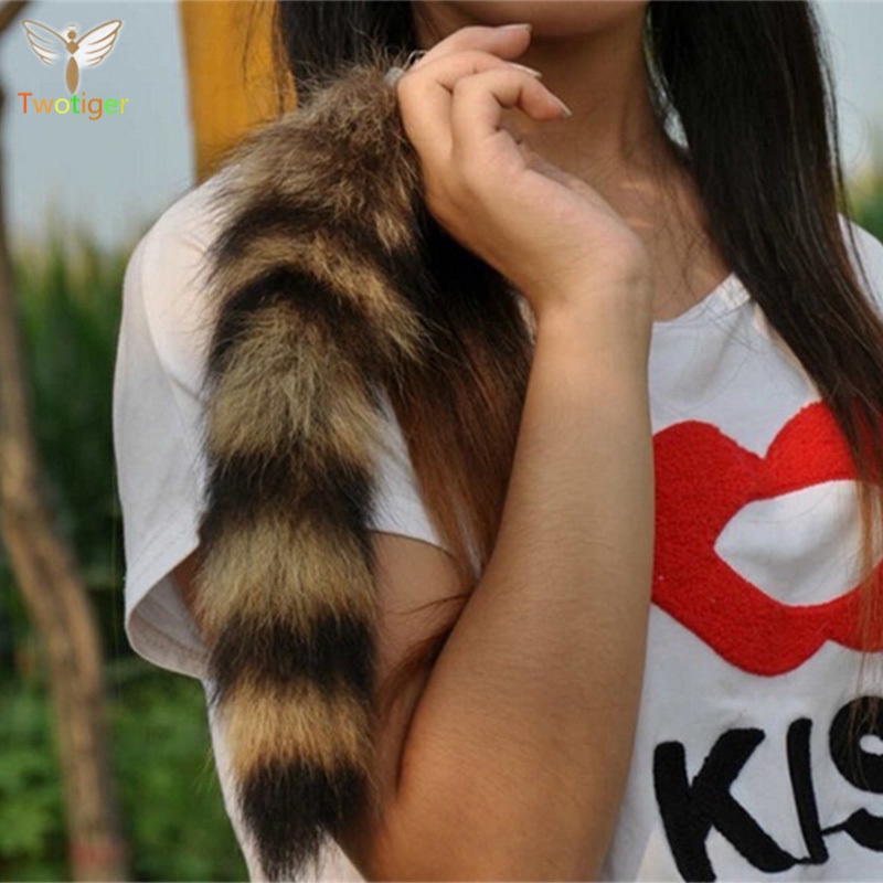 Móc khóa hình đuôi cáo dài cao cấp thời trang tiện dụng