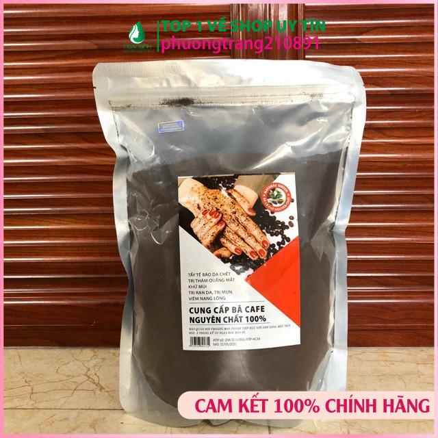1 Kg Bã cà phê Khô ( bã cafe ) cực thơm đắp mặt và body .
