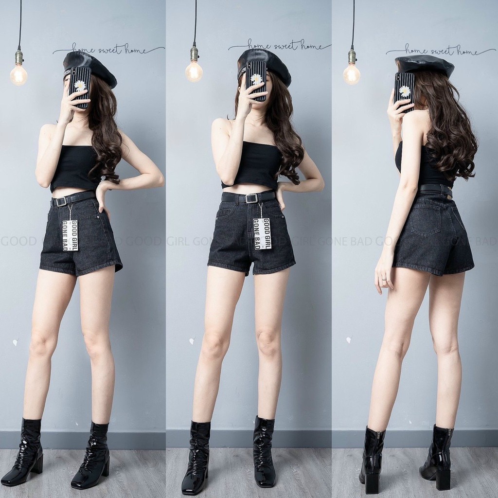 [FREESHIP_50K] Quần short jean nữ sành điệu chất jean denim bền đẹp AnNgo - AT93