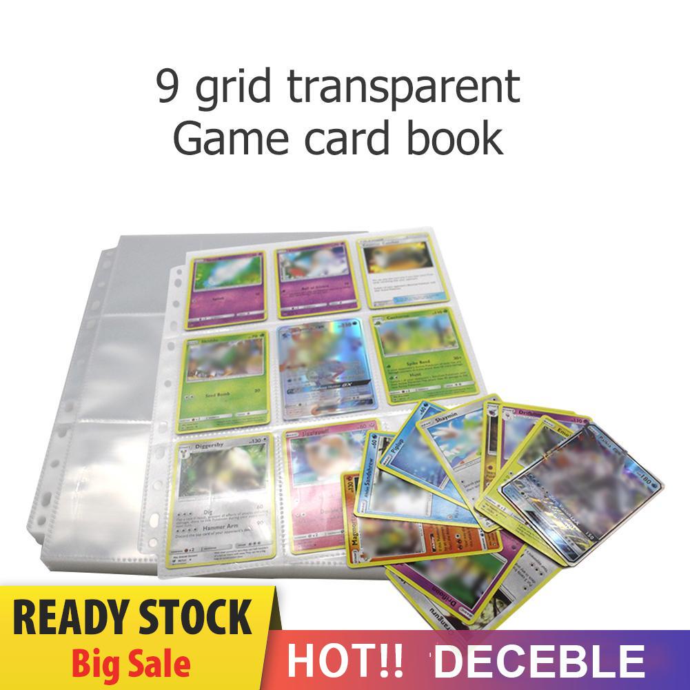 deceble 180pcs Novelty Playing Cards Holder Album 6x9cm Game Cards Collection Book