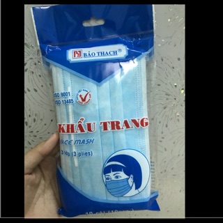 Khẩu trang y tế 3 lớp Bảo Thạch