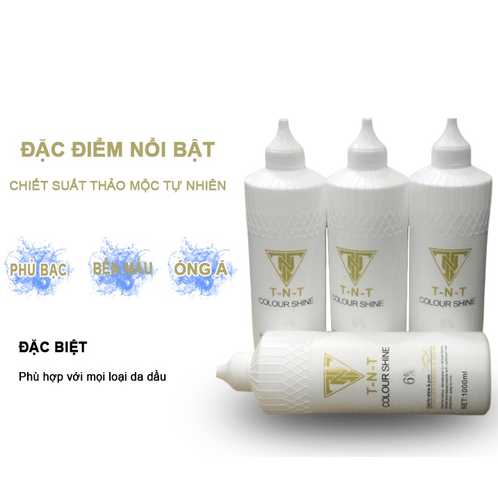 Dung dịch Oxi Trợ Nhuộm TNT 1000ml - Đặc Thơm Không Xót Lamyra