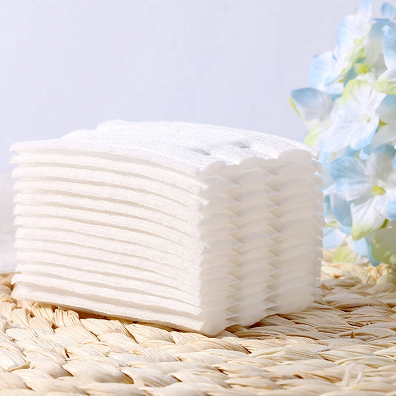 Gói 50 miếng bông tẩy trangbằng cotton làm sạch sâu chăm sóc da