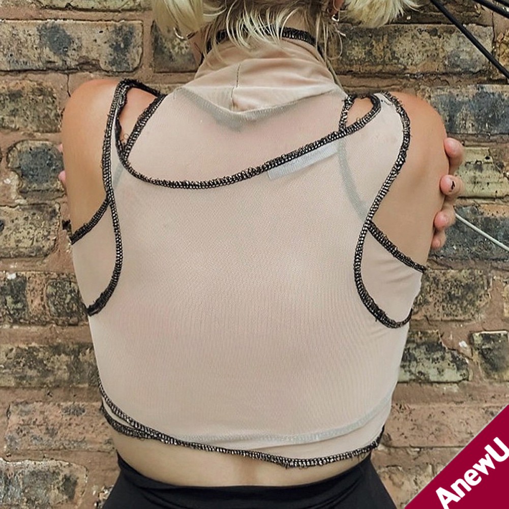 Áo Lưới Xuyên Thấu Không Tay Gợi Cảm Cho Nữ | BigBuy360 - bigbuy360.vn