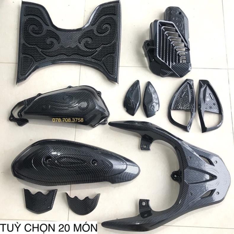 Bộ ốp cacbon SH mode 2020-2022