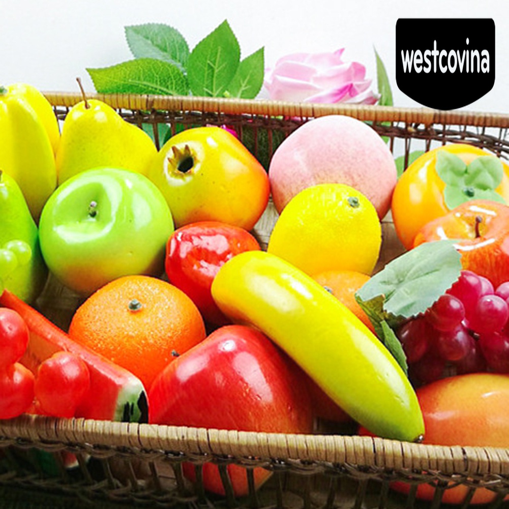 [Hot]☀ Trái Táo Chuối Cam Chanh Sống Động Như Thật Trang Trí Nhà Cửa