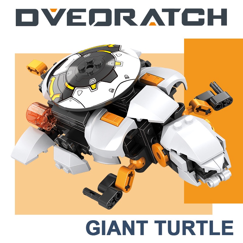 Đồ Chơi Lắp Ráp Kiểu Lego Overwatch Robot Hamster Wrecking Ball 12 Tạo Hình Trong 1 model 50029 Với 233 Chi Tiết