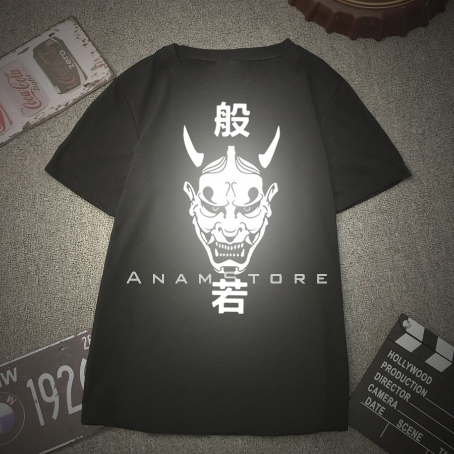 Áo thun phản quang tay lỡ nam nữ ONI07