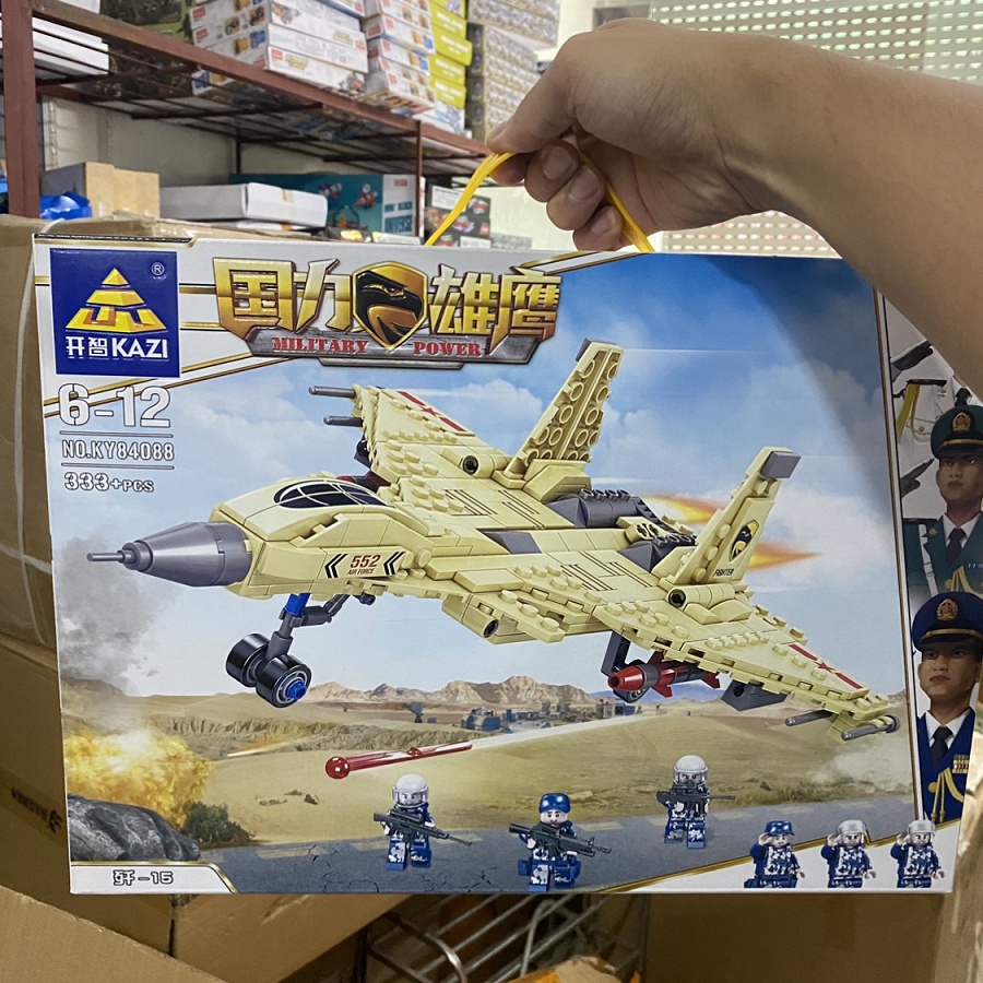 333 Chi Tiết – Bộ Đồ Chơi Lắp Ghép Mô Hình  Máy Bay Chiến Đấu, Lắp Ráp Mô Hình Trực Thăng Chiến Đấu