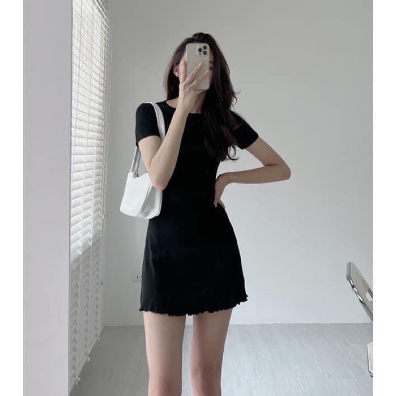 Váy Body Thun Zip Dáng A
