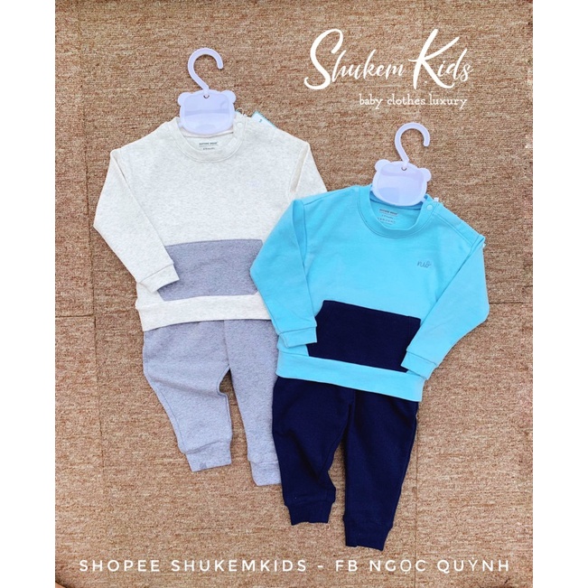 Nature wear - Bộ dài tay nỉ ấm áp bé trai gái