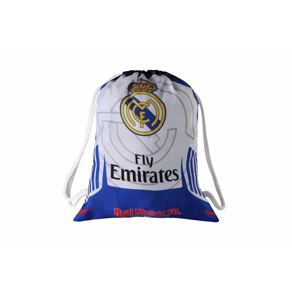 Túi Dây Rút Hình Logo Câu Lạc Bộ Bóng Đá Real Madrid/ Barcelona/Liverpool/Manchester United/ Manchester City