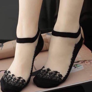 Tất Công Chúa Ren Cổ Ngắn Sét 10 Đôi