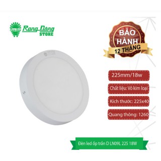 Rạng đông_đèn led ốp trần -6500k, 3000k