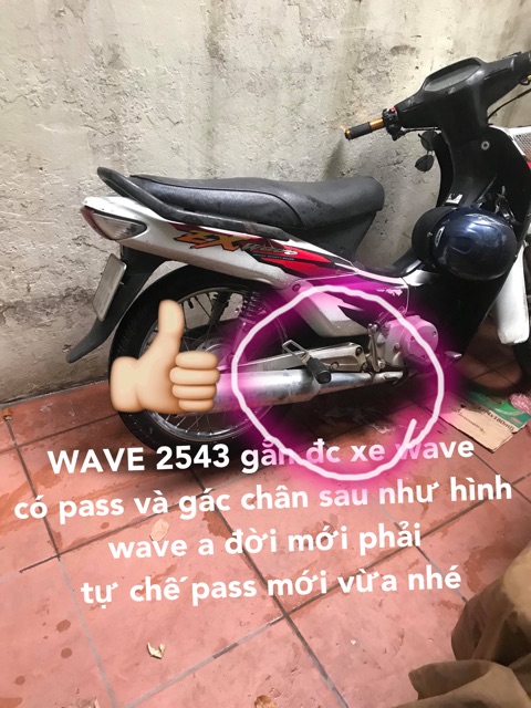 PÔ WAVE 2543 móc cam xăng V2 kèm clip test