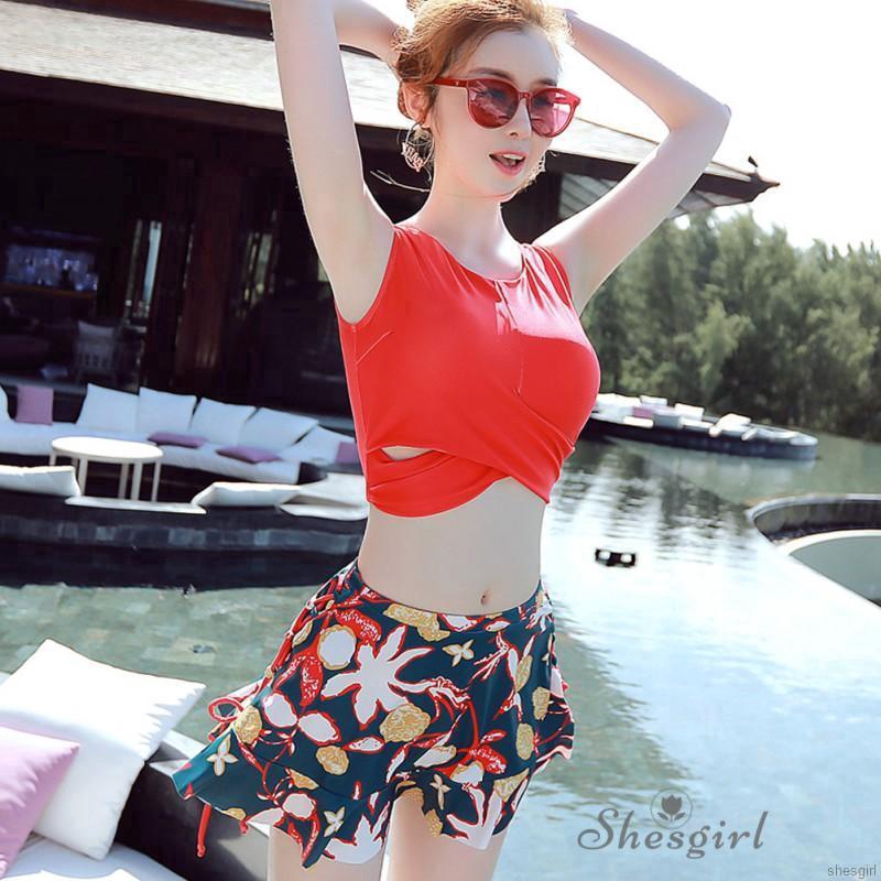 Set Đồ Tắm 3 Mảnh Kiểu Hàn Quốc Cho Nữ | BigBuy360 - bigbuy360.vn
