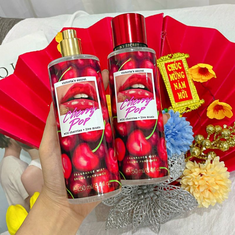 Xịt Thơm Toàn Thân  Bodymist  Victoria's Secret mùi CHERRY POP - Sexy cuốn hút