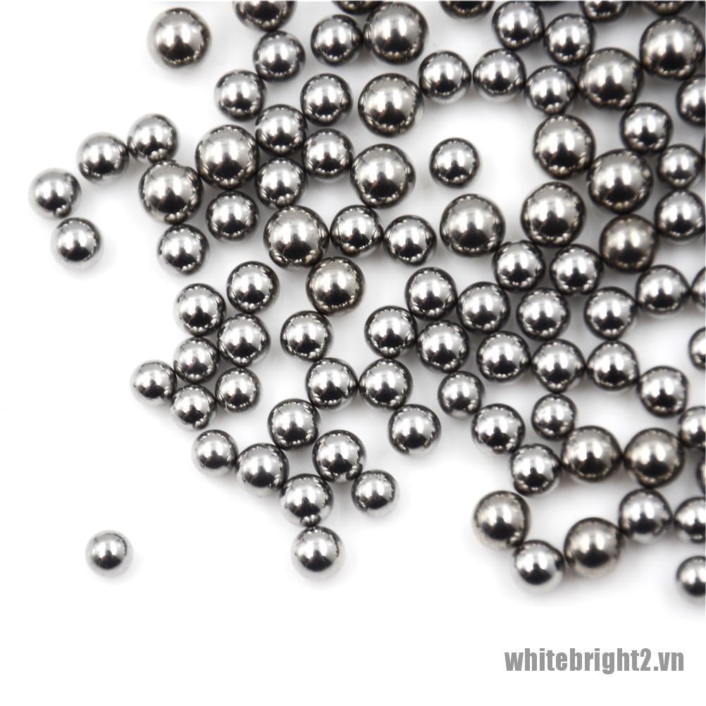 Set 100 bóng thép bạc 4/ 4.5/ 5/ 5.5mm