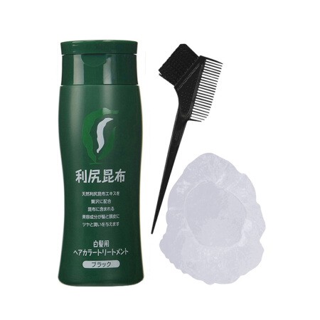 Màu nhuộm tóc phủ bạc từ thiên nhiên màu Đen Cao Cấp Nhật Bản RISHIRI Hair Coloring Treatment Black 200g