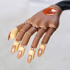 Bàn tay tập làm mẫu- bàn tay giả có khớp học nail.