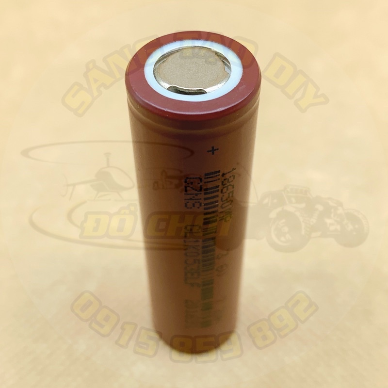 Pin Li-ion 18650 dung lượng 2000mAh dòng xả 10A - Pin mới, nội trở thấp, dòng xả cao