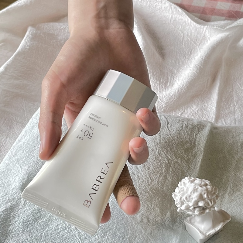 BABREA Kem Chống Nắng SPF50+ Chống Tia uv 50ml Dưỡng Ẩm Che Khuyết Điểm Cho Da Mặt