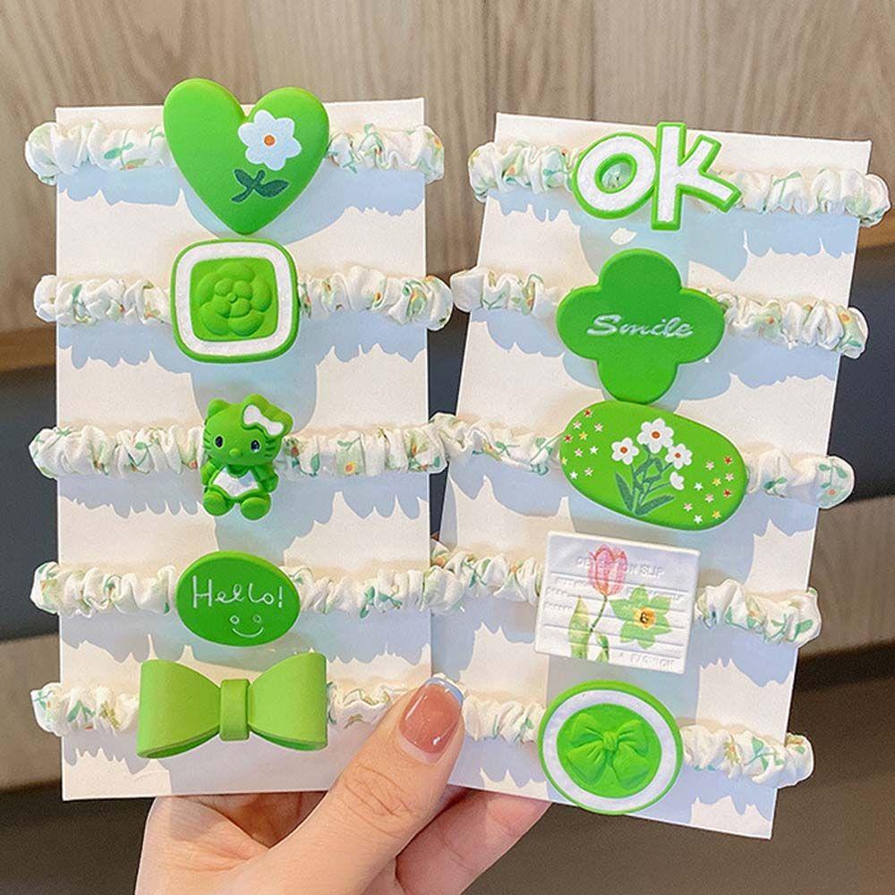 Dây Cột Tóc Co Giãn Hình Hoa Tulip Mặt Cười Ngọt Ngào Thời Trang Phong Cách Hàn Quốc