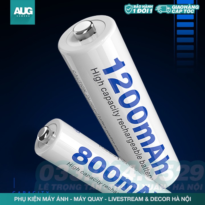 Pin SẠC AA hãng BESTON 1200mAh CHÍNH HÃNG, bảo hành 3 tháng - AUG Camera &amp; Decor Hà Nội